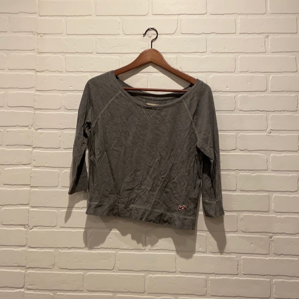 3/4 sleeve hollister tee
